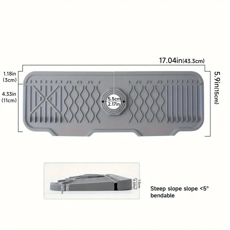 EXTENSOR GRIFO + SILICONA ANTISALPIQUE LAVAPLATOS AQUAHOME™