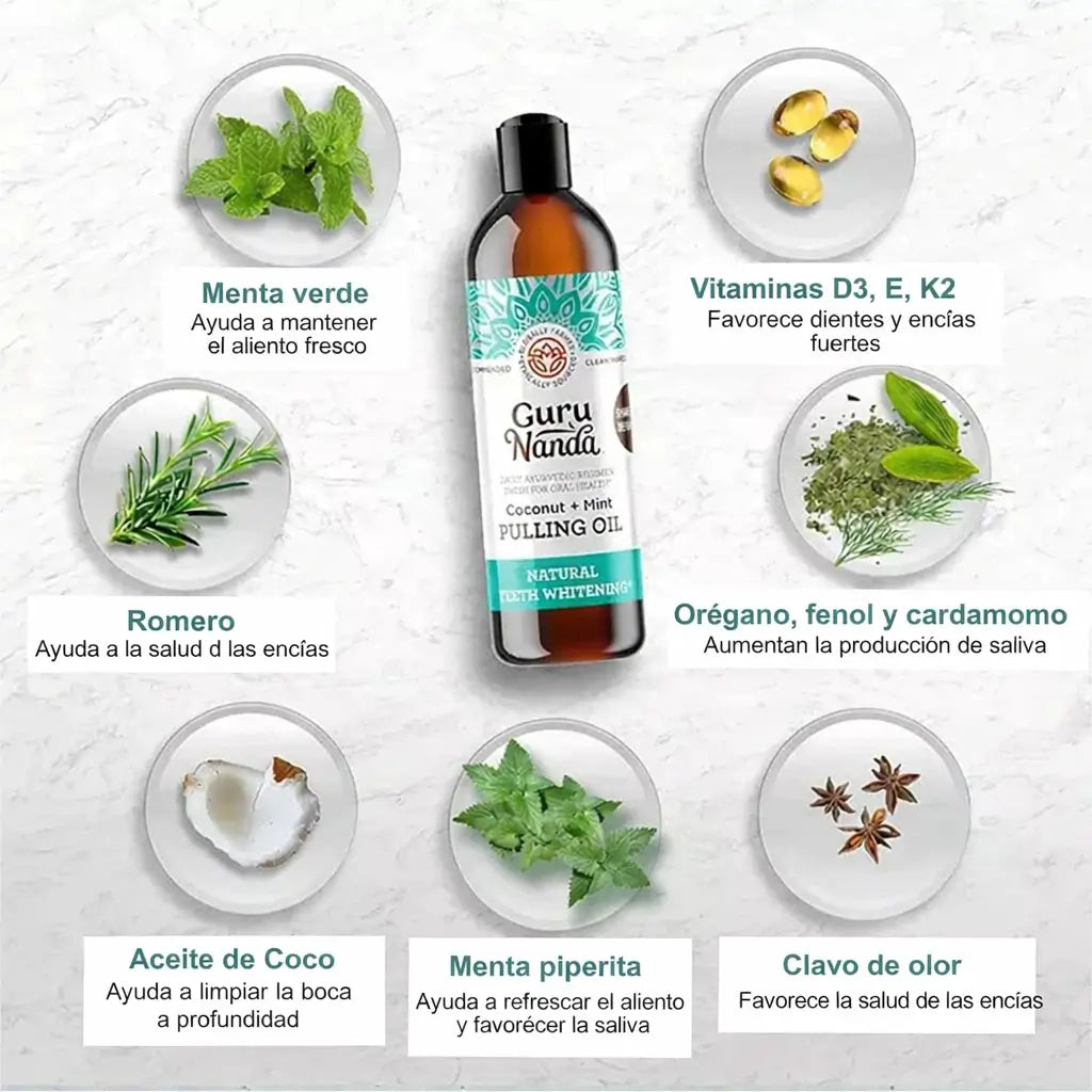 Cuidado Bucal con Coco y Menta Guru Nanda