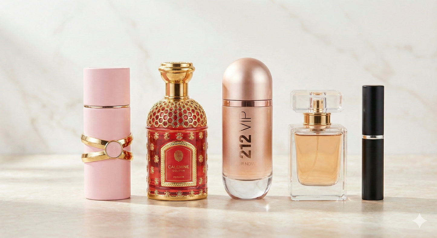 Amore Luxury: 4 fragancias exclusivas + atomizador de viaje.