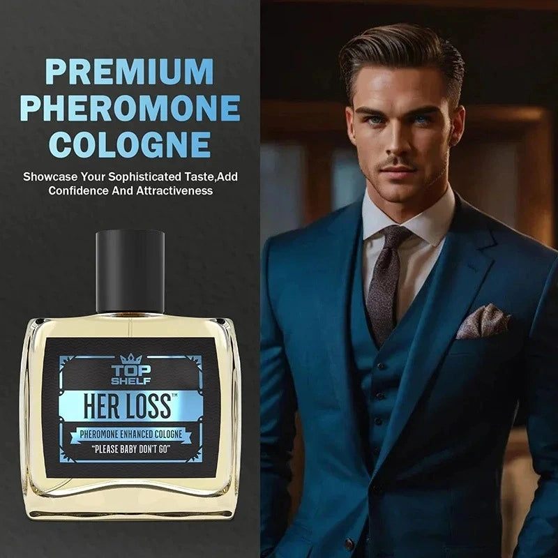 Loción con feromonas para Hombre. HER LOSS
